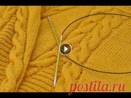 Красивый свитер с косами.МК.Часть 2.Вязание спицами.

как связать сарафан спицами для женщин