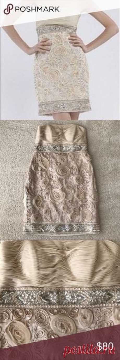 Sue Wong Dress Sue Wong strapless dress with beautiful detailing. EUC. Sue Wong Dresses