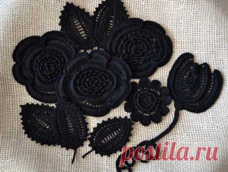 Gothic style flower Goth Witch accessories Dark Victorian Diy