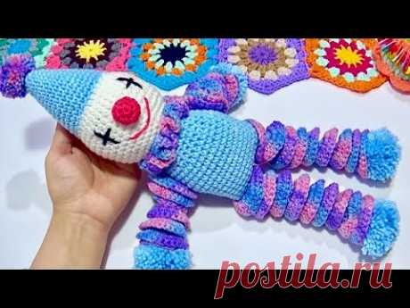 Payasito Resortitos Tejido a Crochet Paso a Paso - YouTube