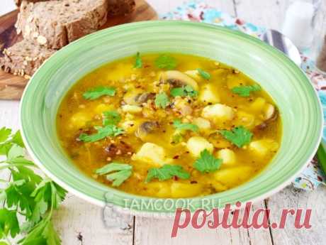 Постный гречневый суп — рецепт с фото Быстро, вкусно и полезно, именно так можно описать постный гречневый суп с грибами. Приготовим?