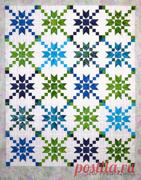 Sew Fresh Quilts: Stepping Stones Учебник по блоку Quilt