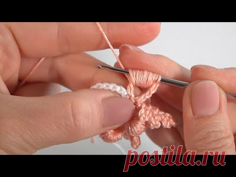 How to Make Flowers Step by Step?/Easy Way to Crochet