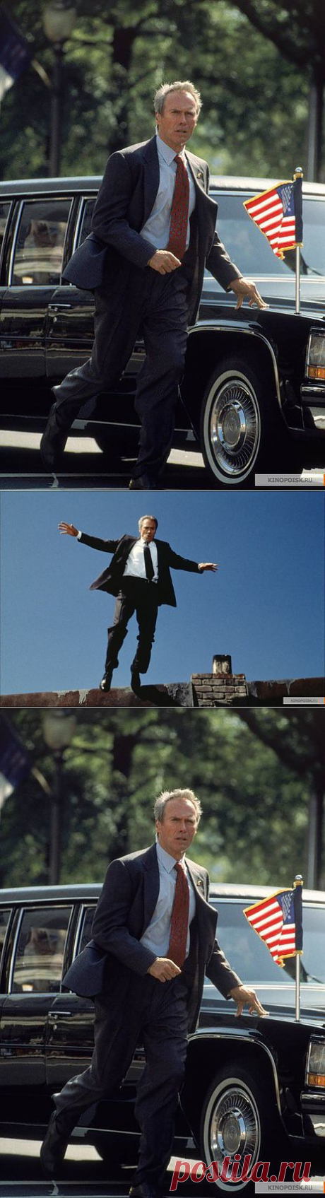 Клинт Иствуд в фильме &quot;На линии огня&quot; 1993 год.