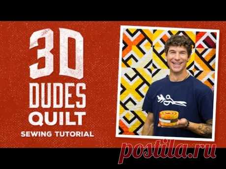 How to Make a 3D Dudes Quilt with Rob! - YouTube