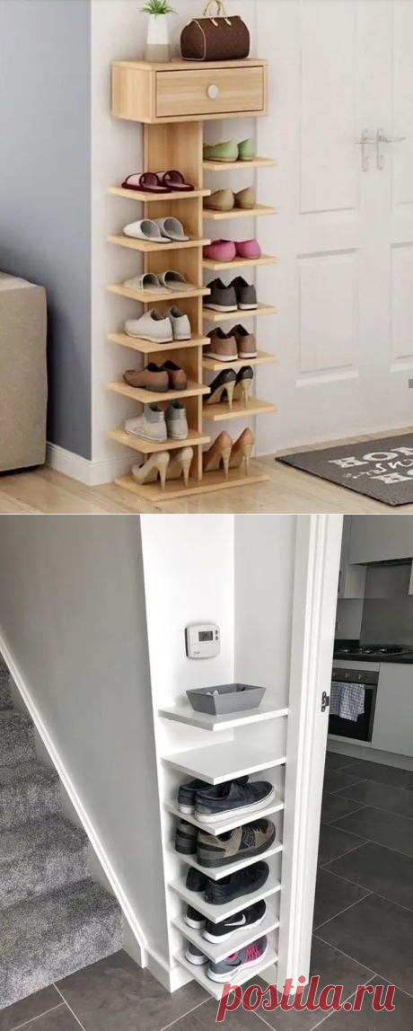27 классных и продуманных идей для хранения обуви в небольших помещениях - С миру по нитке - медиаплатформа МирТесен