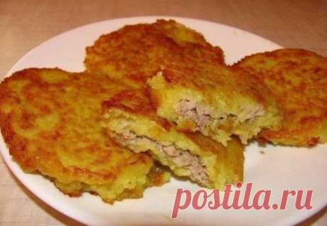 (+1) - Картофельные деруны с мясом! | Любимые рецепты