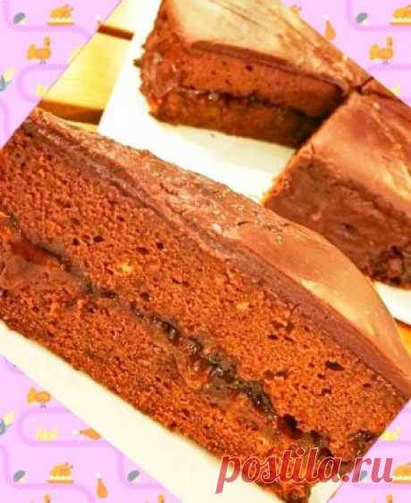 Знаменитый торт "Захер" без муки - рецепт несложный, торт обалденный | уДачные советы | Яндекс Дзен