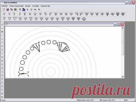 Программа для составления узоров крючком MyCrochet