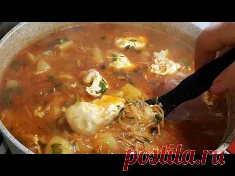 Суп с жареной Вермишелью и Яйцами !! Армянская кухня!!!