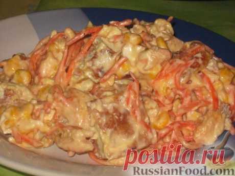 Рецепт: Салат &quot;Любимому папе&quot; на RussianFood.com