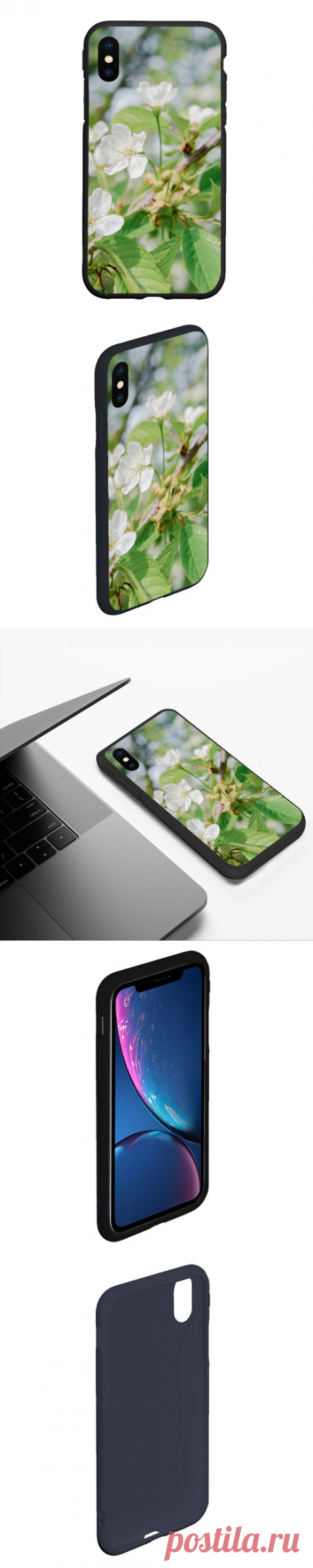 Чехол для iPhone XS Max матовый Цветущая ветка вишни, фото - купить по цене 815 руб в интернет-магазине Всемайки, арт 3652995