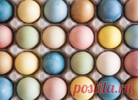 Натуральные красители для яиц к Пасхе