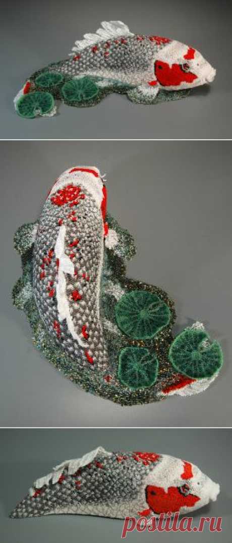 Jeannie’s Koi | Leslie B. Grigsby Beadwork