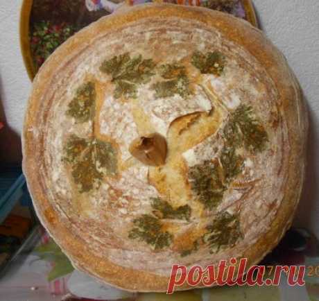 Хлеб с пастой из печеного чеснока и сыра : Хлеб, батоны, багеты, чиабатта