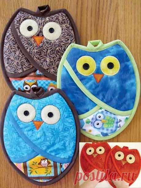 Who Owl Pot Holders Pattern