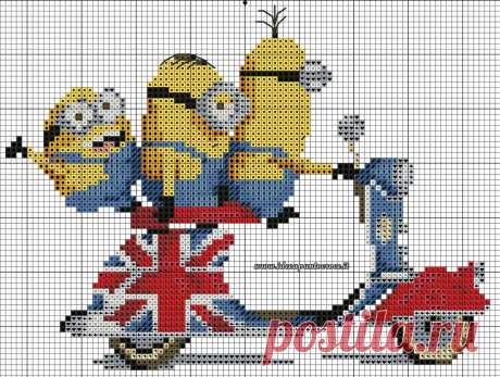 MINIONS CROSS STITCH PATTERN