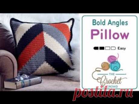 The Crochet Bold Angles Pillow is based on a graphghan type of project. The panels you see are not separate and then sewn together. They are based on followi...