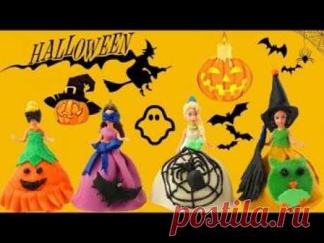 Play Doh Disney Princess Sparkle Halloween Party Dress For Frozen Elsa & Aurora, Belle, Snow White