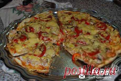 Пицца с курицей и пицца с салями — Рецепт приготовления с фото — Рецепты выпечки, Пицца