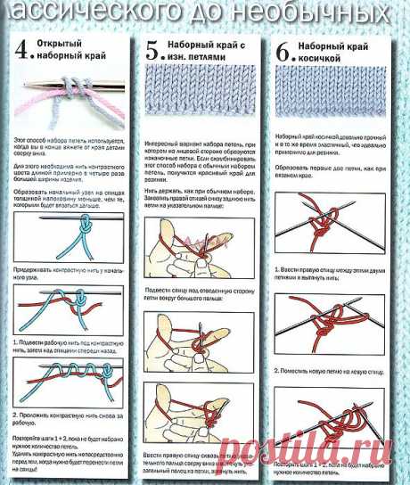 Вязание. Набор петель от классического до необычного..