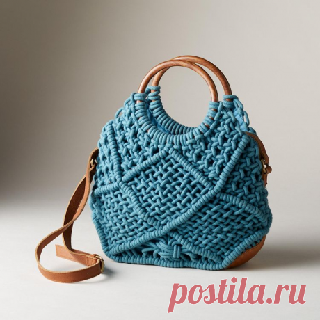 Сумки из макраме на лето — 20 идей — Macrame Art