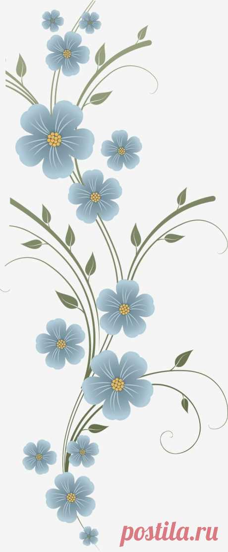 «그레이시 블루,꽃 꽃 Pinterest Цветы, Вышитые цветы и Рисунки» — карточка пользователя КАТЮШ@ Савченко в Яндекс.Коллекциях