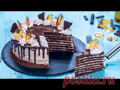 Chocolate Medovik - Chocolate Honey Cake
