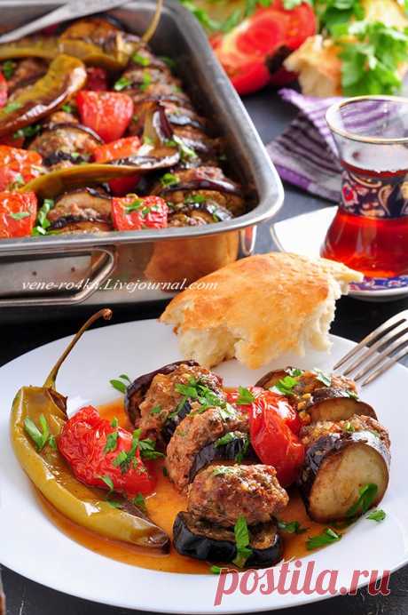 Турецкая кухня: Запеченный кебаб с баклажанами (Patlican Kebabi ) - БУДЕТ ВКУСНО! - медиаплатформа МирТесен