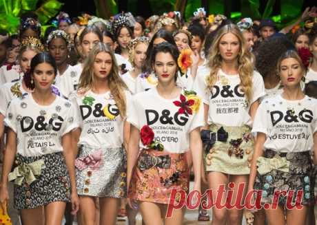 Итальянские тропики на показе Dolce &amp; Gabbana весна-лето 2017 / Мода / Марафет