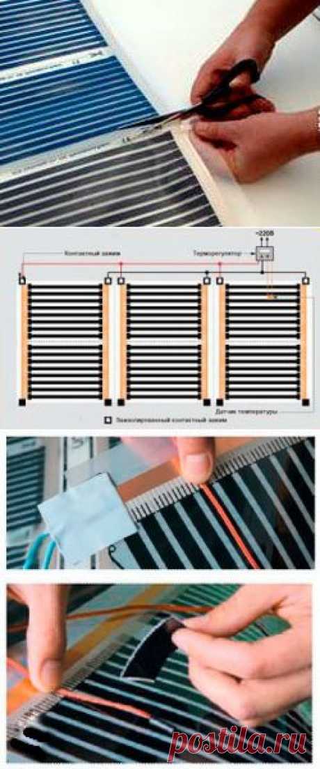 Монтаж теплого инфракрасного пола |Строительство и ремонт своими руками