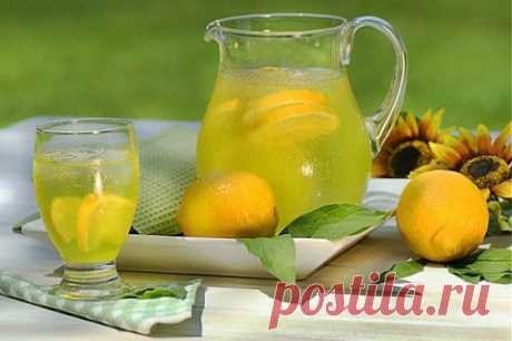 Простой рецепт домашнего лимонада | Банк кулинарных рецептов