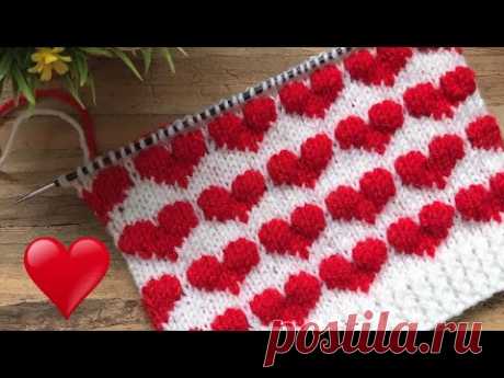 Kalp Yolu Örgü Modeli Yapılışı /(❤️ Knitting Patterns) muhteşem örgü deseni