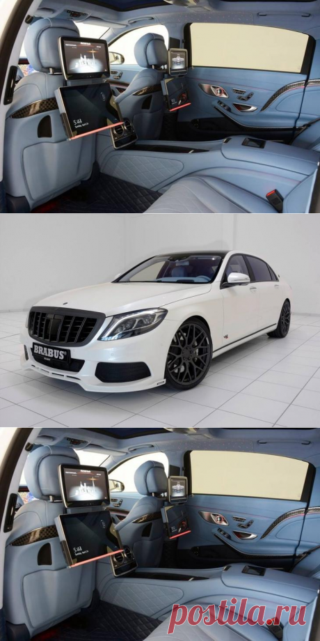 Brabus Maybach Rocket 900 с голубым салоном