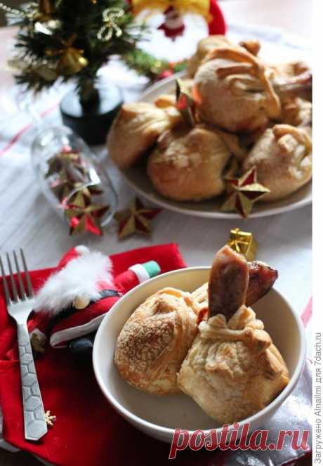"Мешочки Деда Мороза" - пошаговый рецепт приготовления с фото