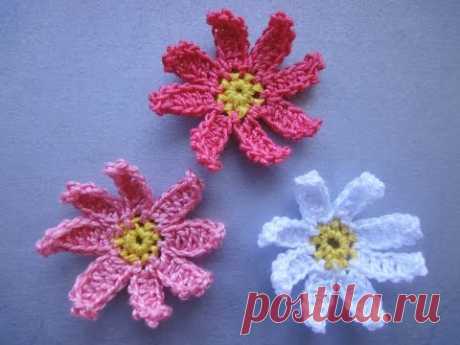 Цветочек  Little Flower Crochet