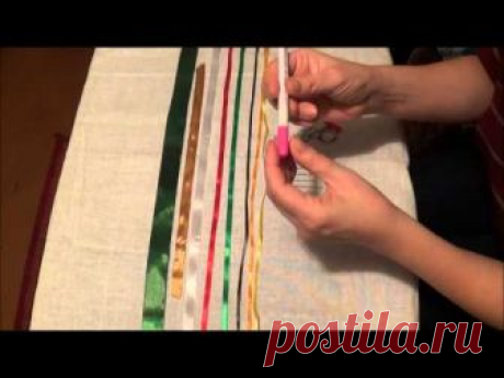 Вышивка лентами: объёмные картины своими руками (фото)