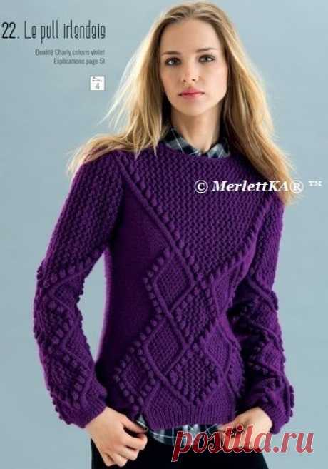 Вязание спицами - трендовые пуловеры и жакеты 2015