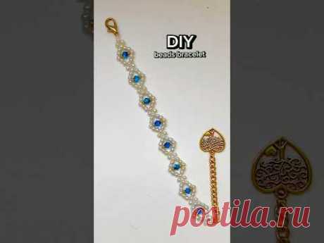 DIY beads bracelet. Women jewelry making. Bracelet. Bracelet tutorial #shorts #diy