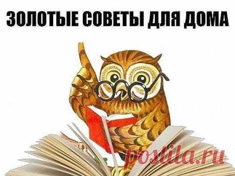 Золотые советы для дома. 
- Аспирин: разведите 2 таблетки в 100 мл горячей воды и смочите на 3 часа этим раствором следы дезодоранта на одежде. Они исчезнут. 
- Хлеб: ломтик белого хлеба удалит сальные отпечатки пальцев со стены и с не моющихся обоев. 
- Зубная нить: поможет накрепко пришить кнопки и пуговицы, а также отремонтировать зонты и рюкзаки. 
- Цветные карандаши: раскрошенный грифель поможет замаскировать повреждения деревянного пола и мебели. 
- Морозилка: если поместить в нее свечи не