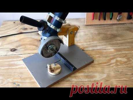 Making a Homemade Angle Grinder Stand - El Yapımı Metal Kesme Standı