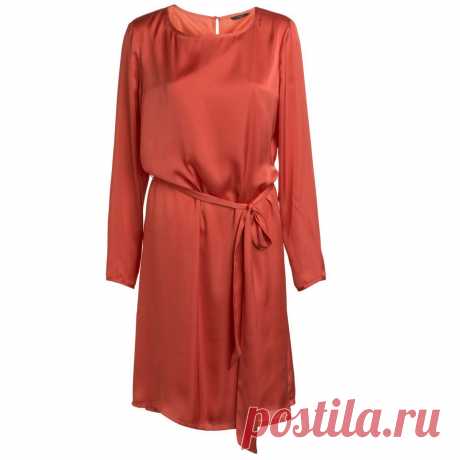 ELLOS Long-Sleeved Dress with Belt, Length 100 cm  £23.40