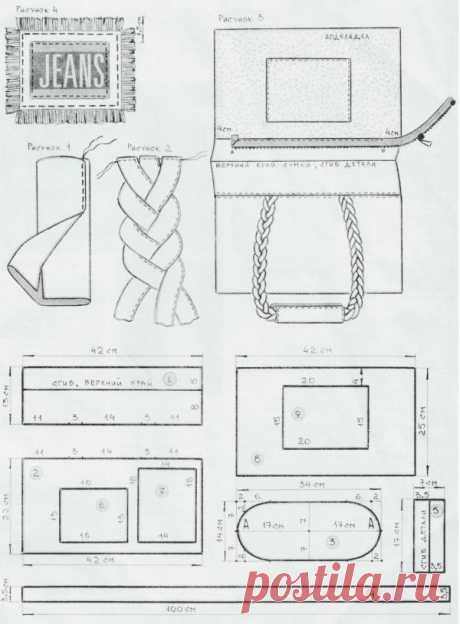 Сумка из старых джинсов своими руками - Моя Умничка маленький мир рукоделия и дизайна.