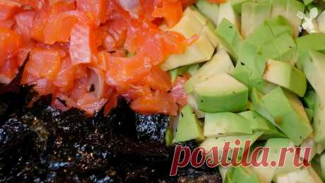 Суши-салат за 30 минут – на вкус как роллы | ПП ГО Пульс Mail.ru