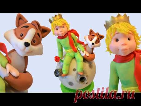 cake topper piccolo principe porcellana fredda torta little prince tutorial fondant pasta zucchero