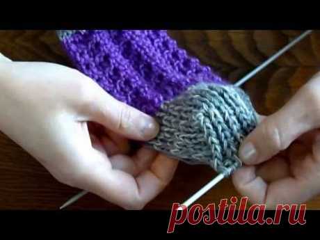 Вязание кружевных носков