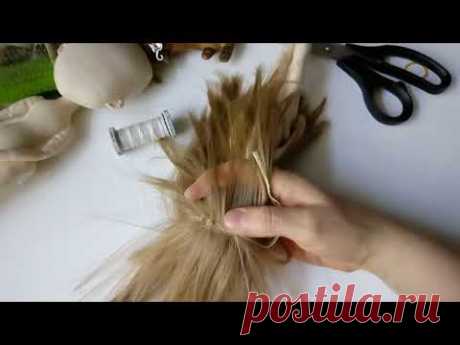 Причёска кукле - YouTube