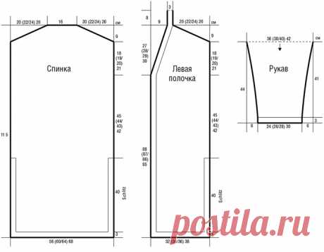 Простое и стильное пальто с высокими боковыми разрезами