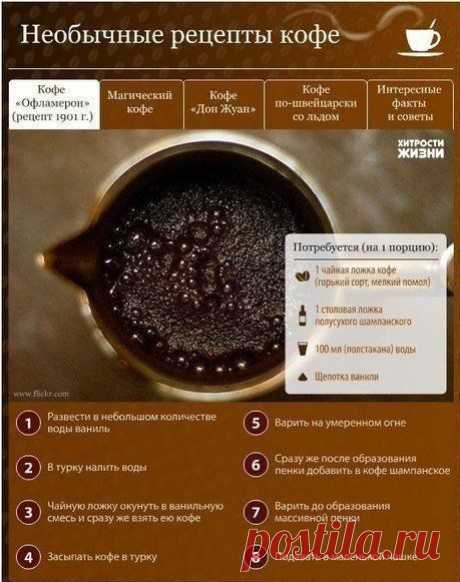 Необычные рецепты кофе в домашних условиях | ШПИЛЬКИ