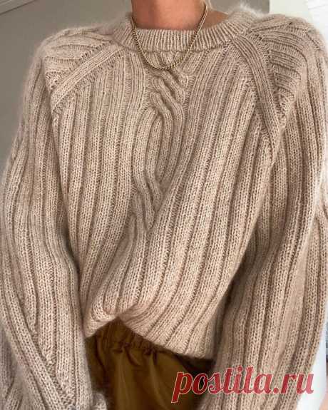 Соткано вдохновение: нескучный вязаный свитер с косами | MG Meldi_knit | Дзен